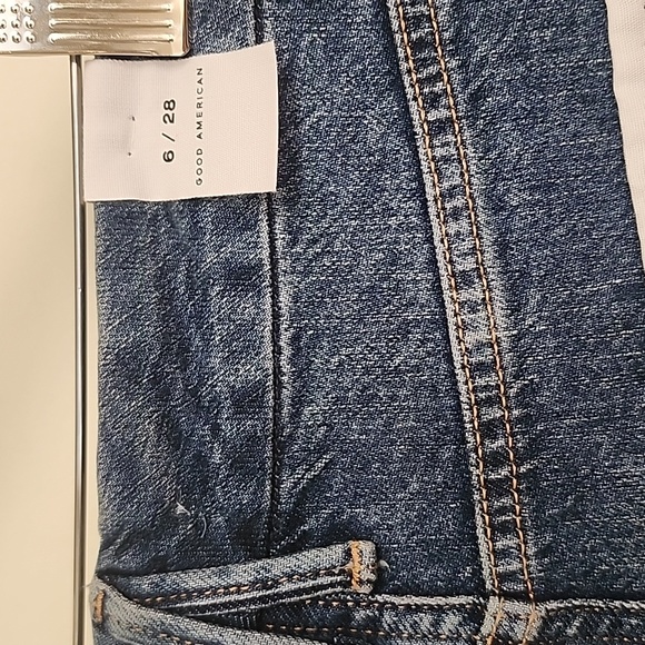 GOOD AMERICAN Good Classic Skinny-ish Fit Hi-Rise Jeans Women's Size 6/28 NWT - Picture 10 of 17